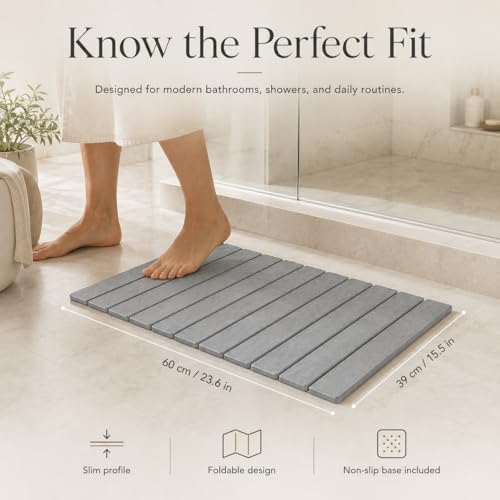 Stone Bath Mat for Bathroom Floors
