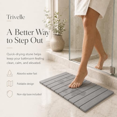 Stone Bath Mat for Bathroom Floors